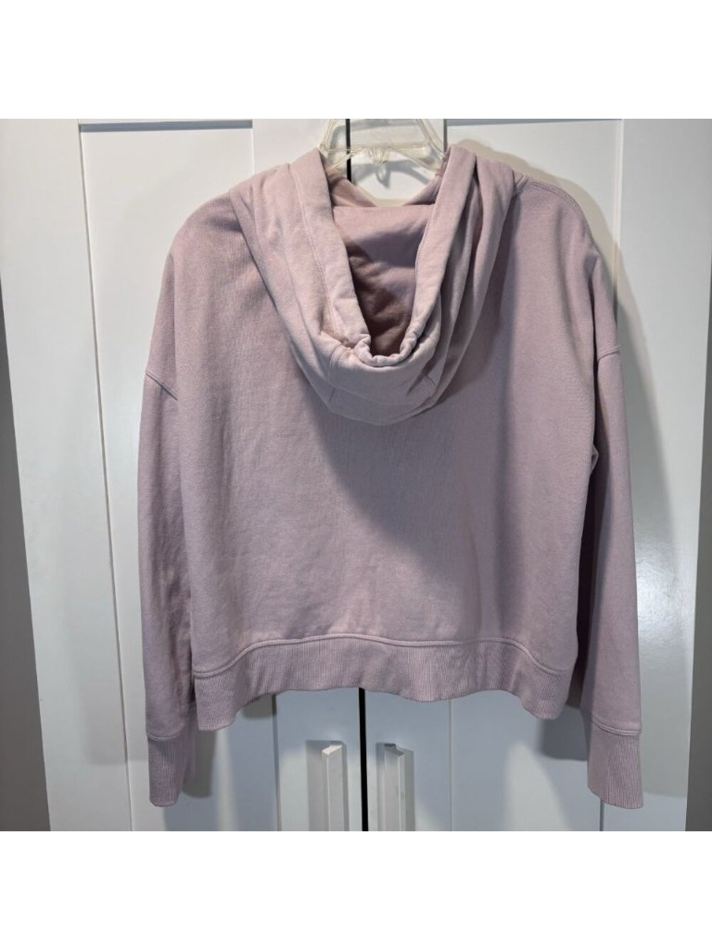 Calvin Klein Performance Hoodie Cotton Blend Sweatshirt Dusty Pink Women’s XL - Picture 3 of 5